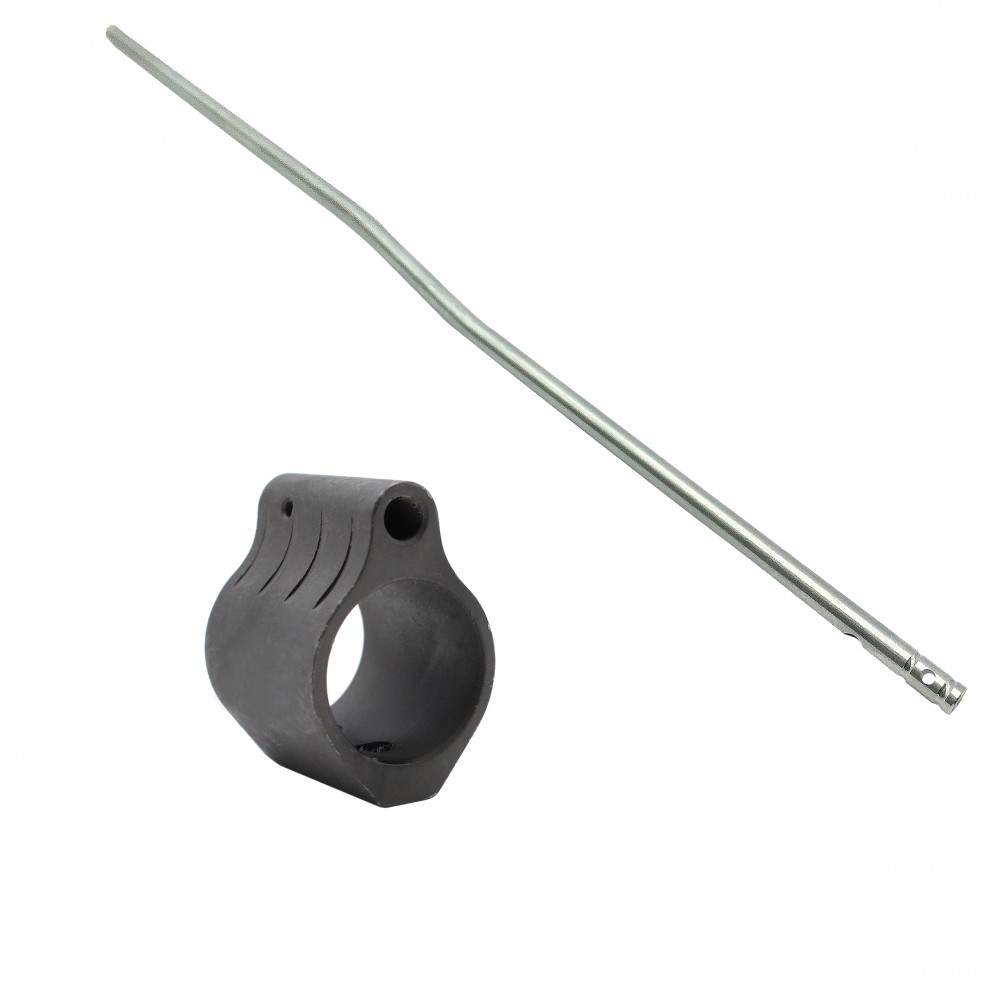 AR15 Nitride Barrel, Muzzle Brake, Gas Block and Gas Tube Bundle